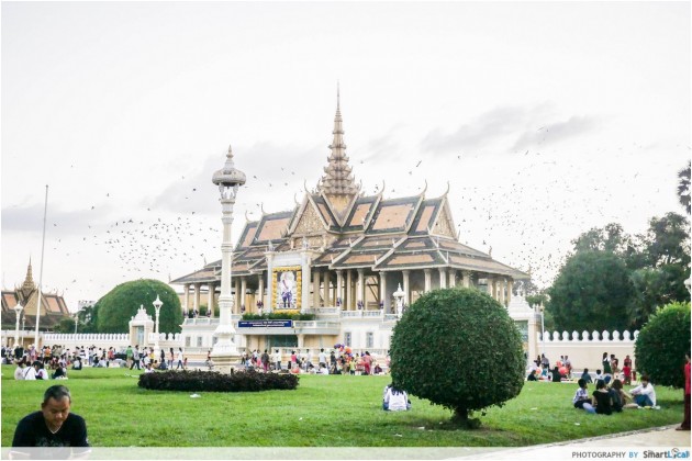 The Royal Palace in Cambodia Phnom Penh