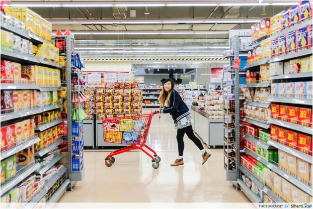 The Smart Local - Kimberly shopping at Lotte Mart