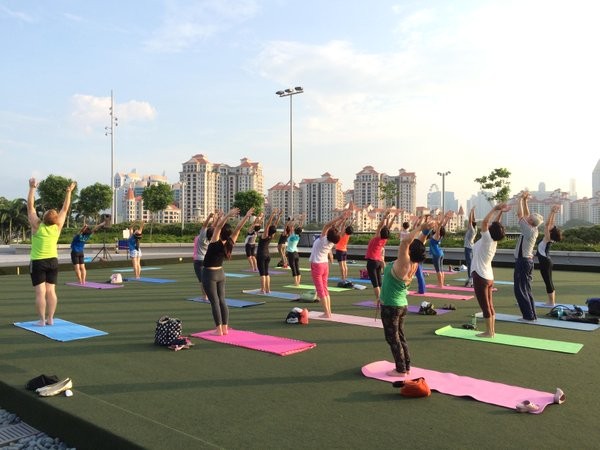 Save Money In Singapore - Sports Hub Free Sports Yoga Class