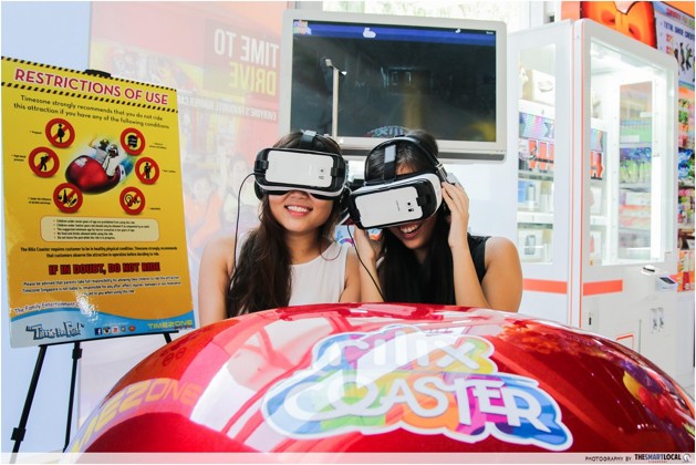 timezone arcade virtual reality rilix coaster