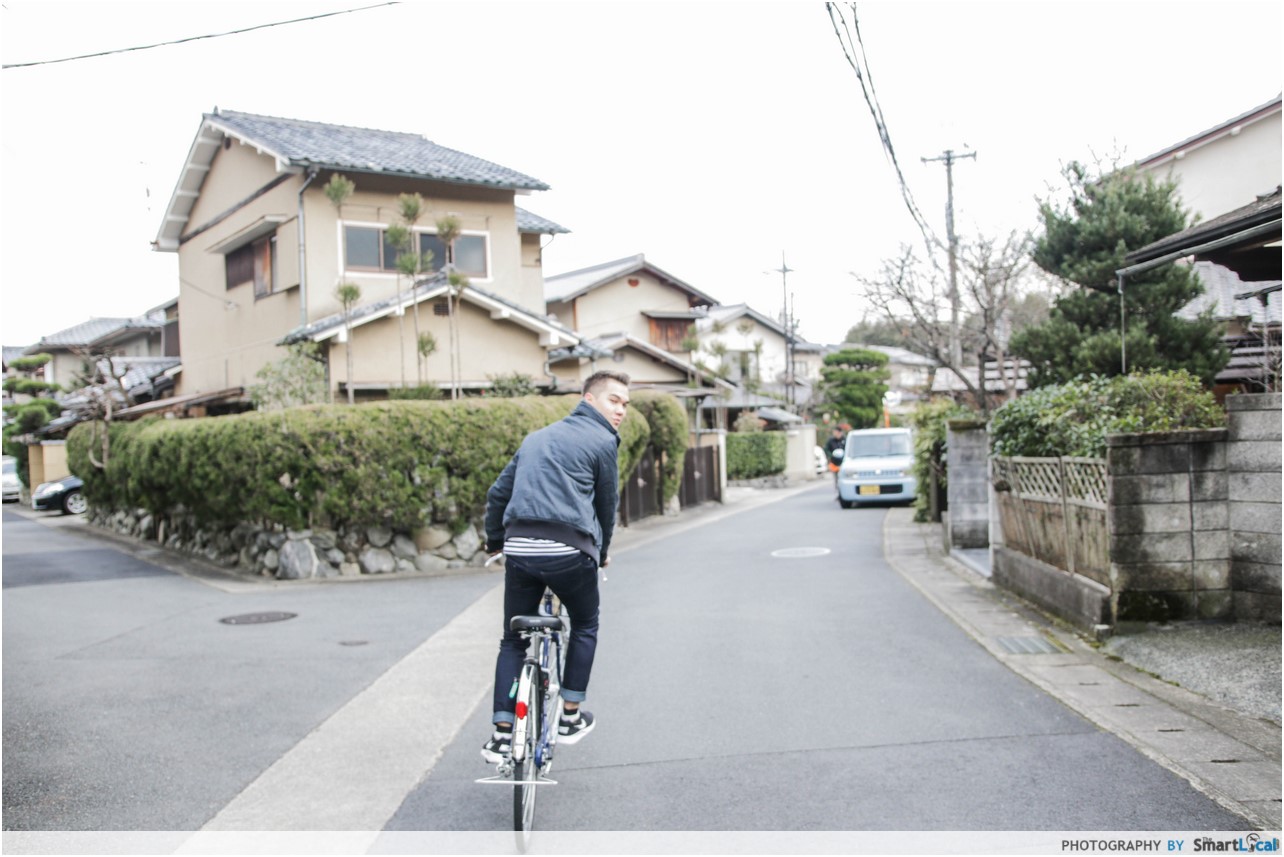 The Smart Local - Thomas cycling around Saga Toriimoto neighbourhood