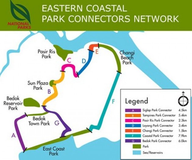 eastern coastal park connectors network