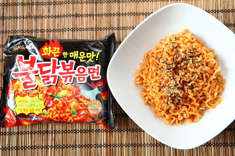 spicy korean noodle