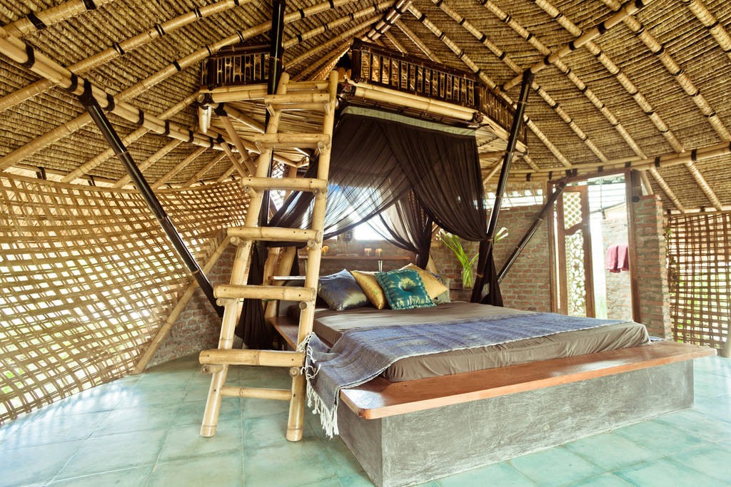 Firefly Bamboo Eco-Cottage Interior