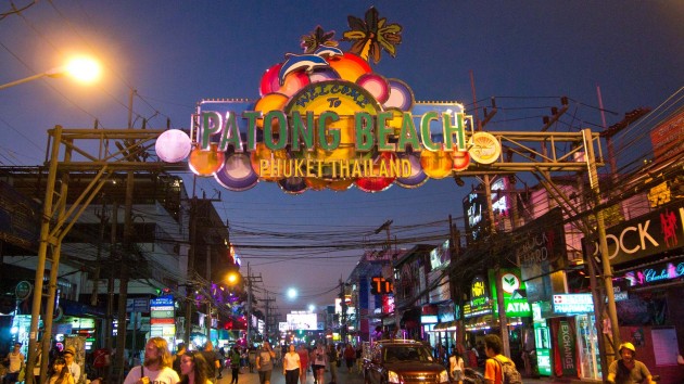 Bangla Road nightlife Phuket Thailand 