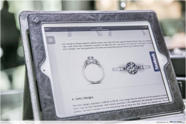 Disney princess inspired engagement ring design JannPaul