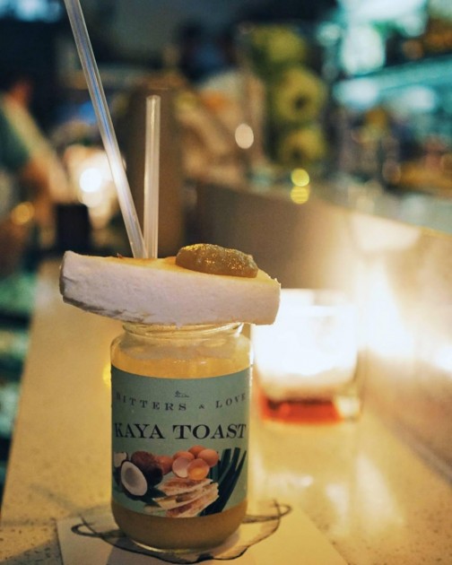 kaya toast cocktail, Bitters & Love