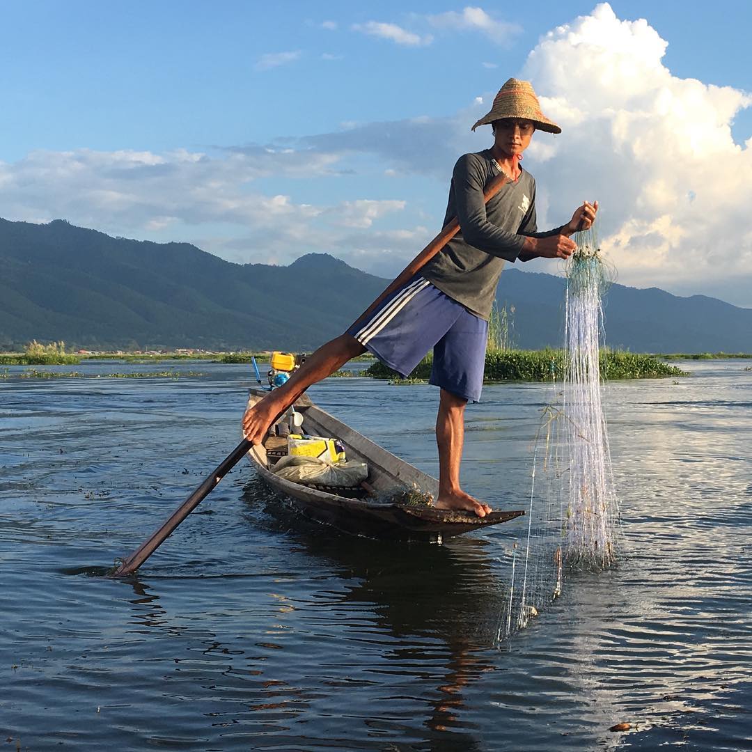 One Legged Fishermen Myanmar