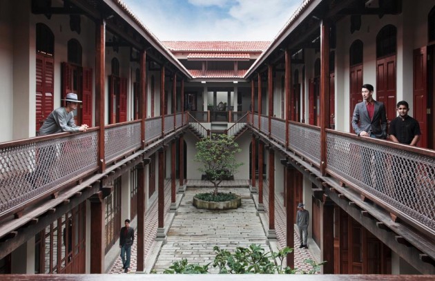 Seven Terraces, open courtyards