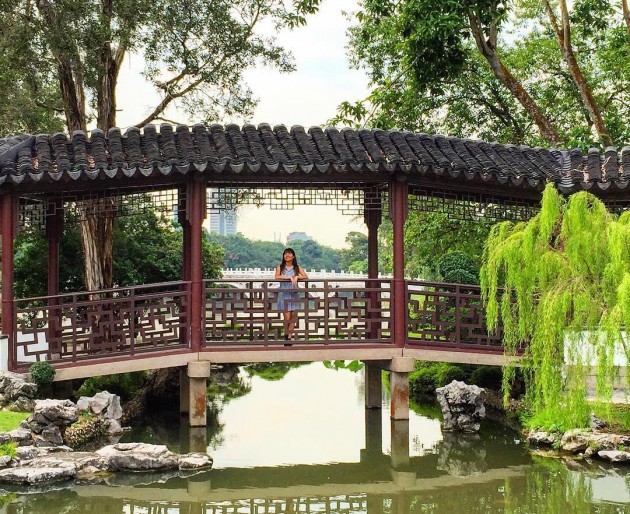 Quirky bridges Singapore Chinese Garden