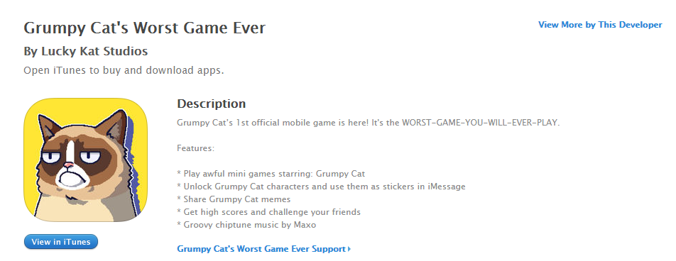 grumpy cat game