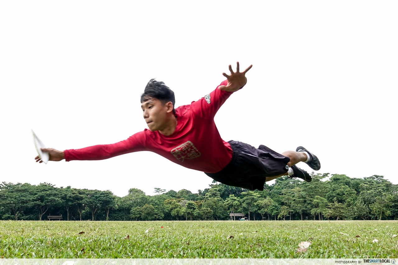 olympics frisbee layout score singapore