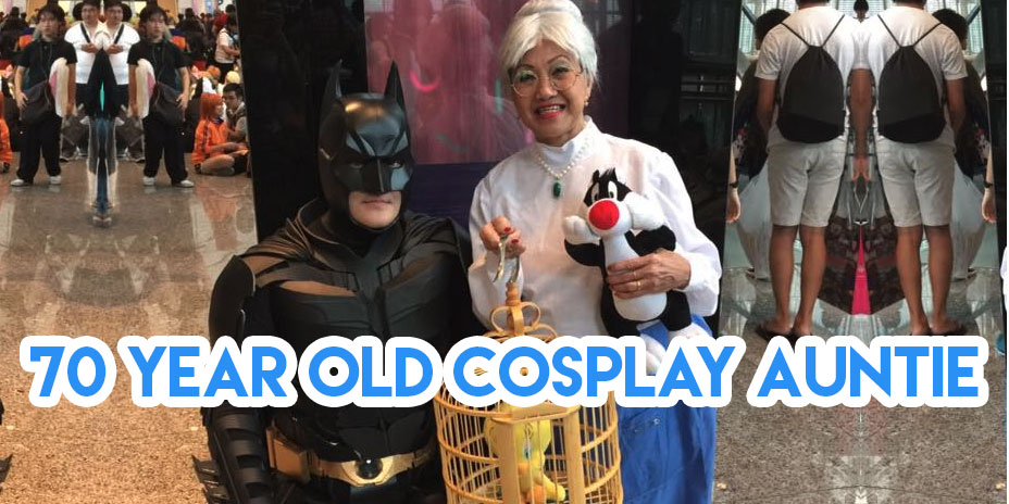 70 year old cosplay auntie singapore