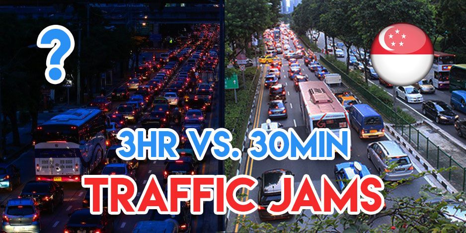 traffic jams in Singapore