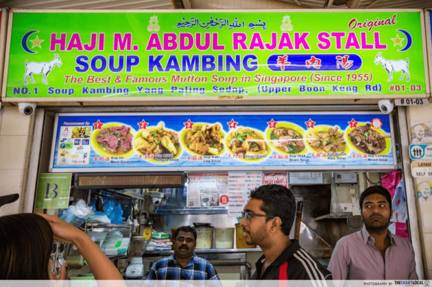 Haji M Abdul Rajak Stall Soup Kambing