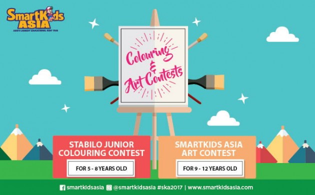 colouring art competition contest march holidays children