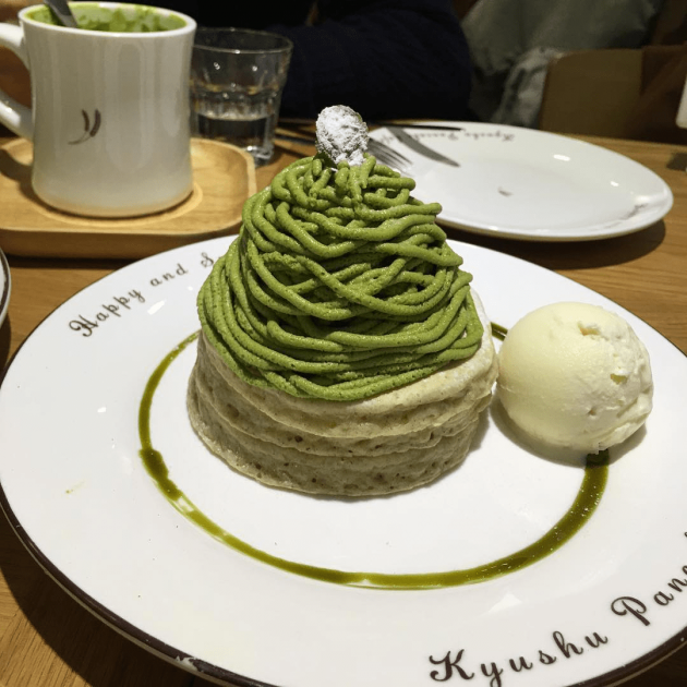 Matcha Montblanc, Kyushu Pancake