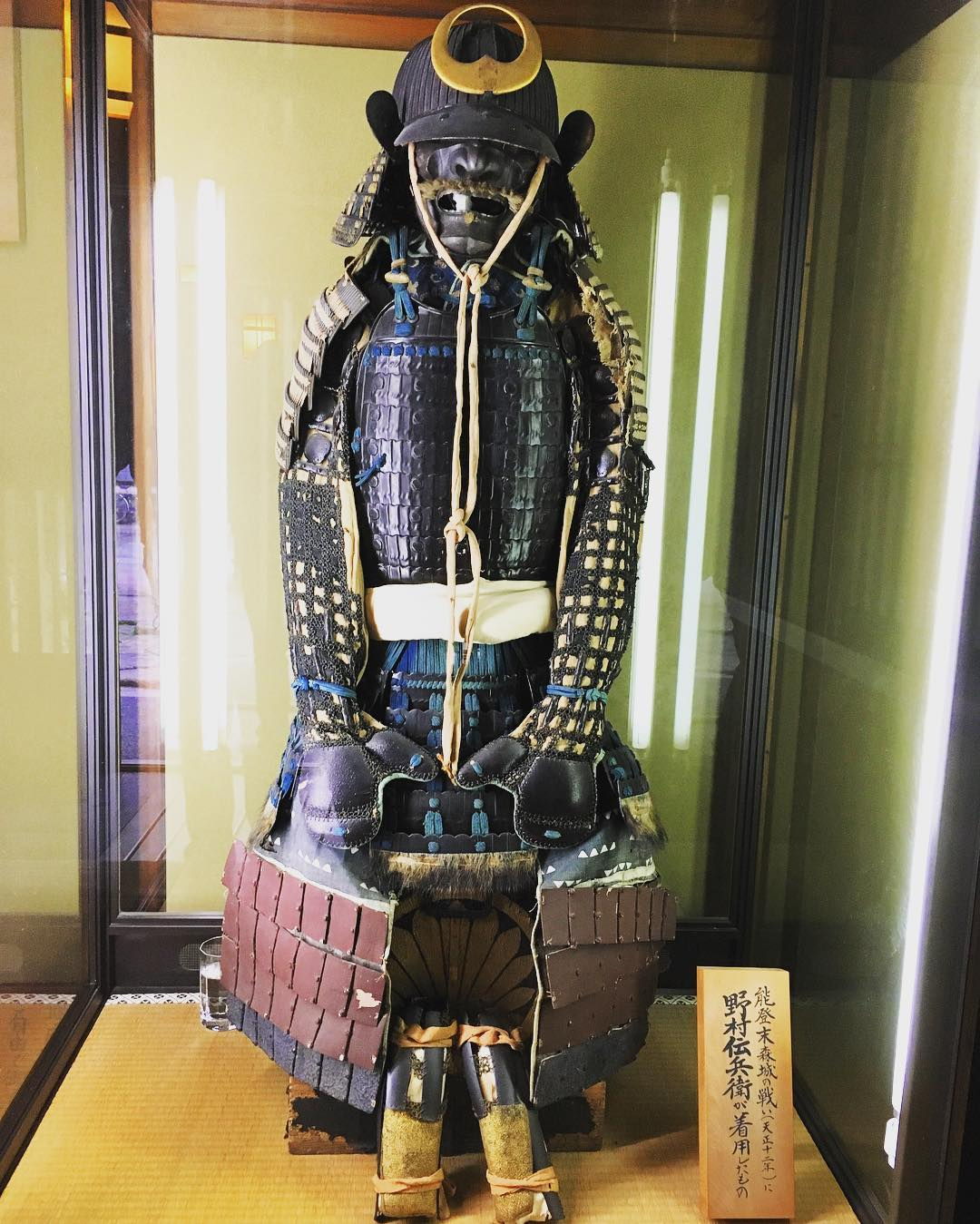 Samurai sculpture in Nomura Family Samurai Home.