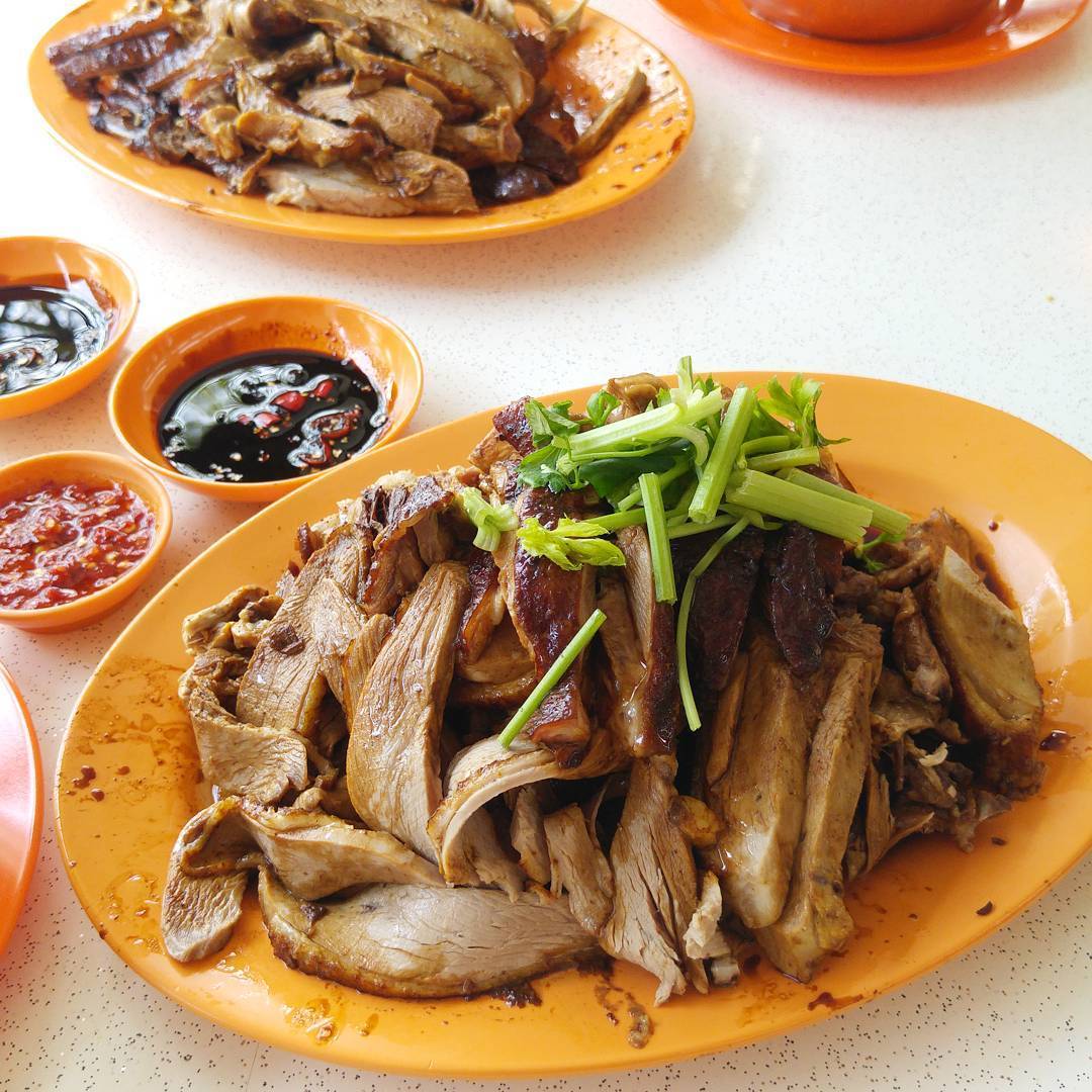Juicy duck slices at Hup Seng Duck Rice.