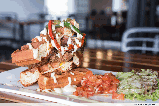 chequers mexican fried chicken waffles cafe kuala lumpur