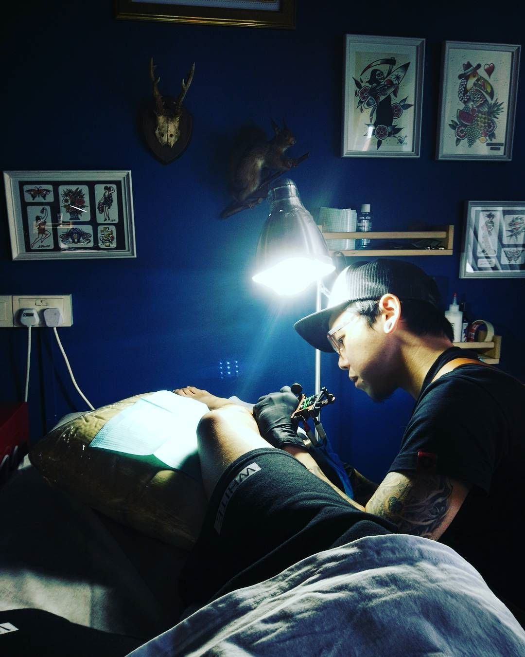 Julian Chia, artist at The Bold Fox tattoo parlour
