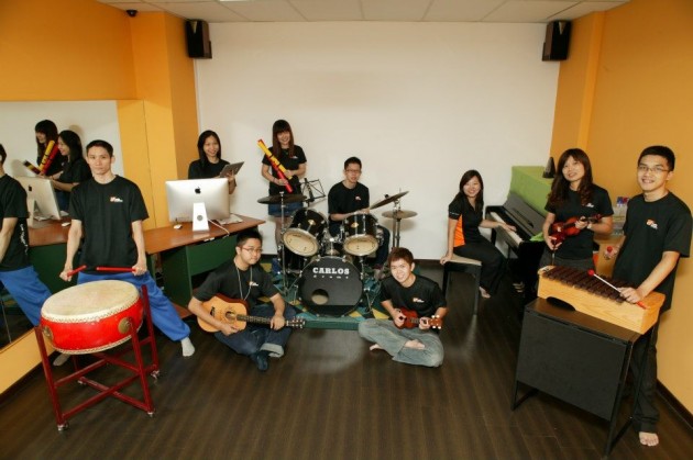 Music team at Music Solutions