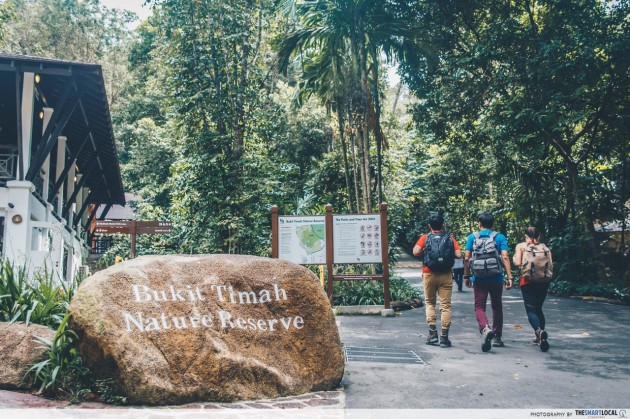 bukit timah hill hiking trail visitor centre