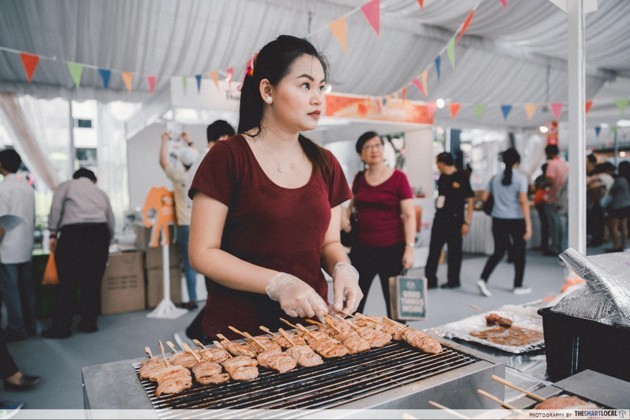Pork Skewers at Thai Festival 2017