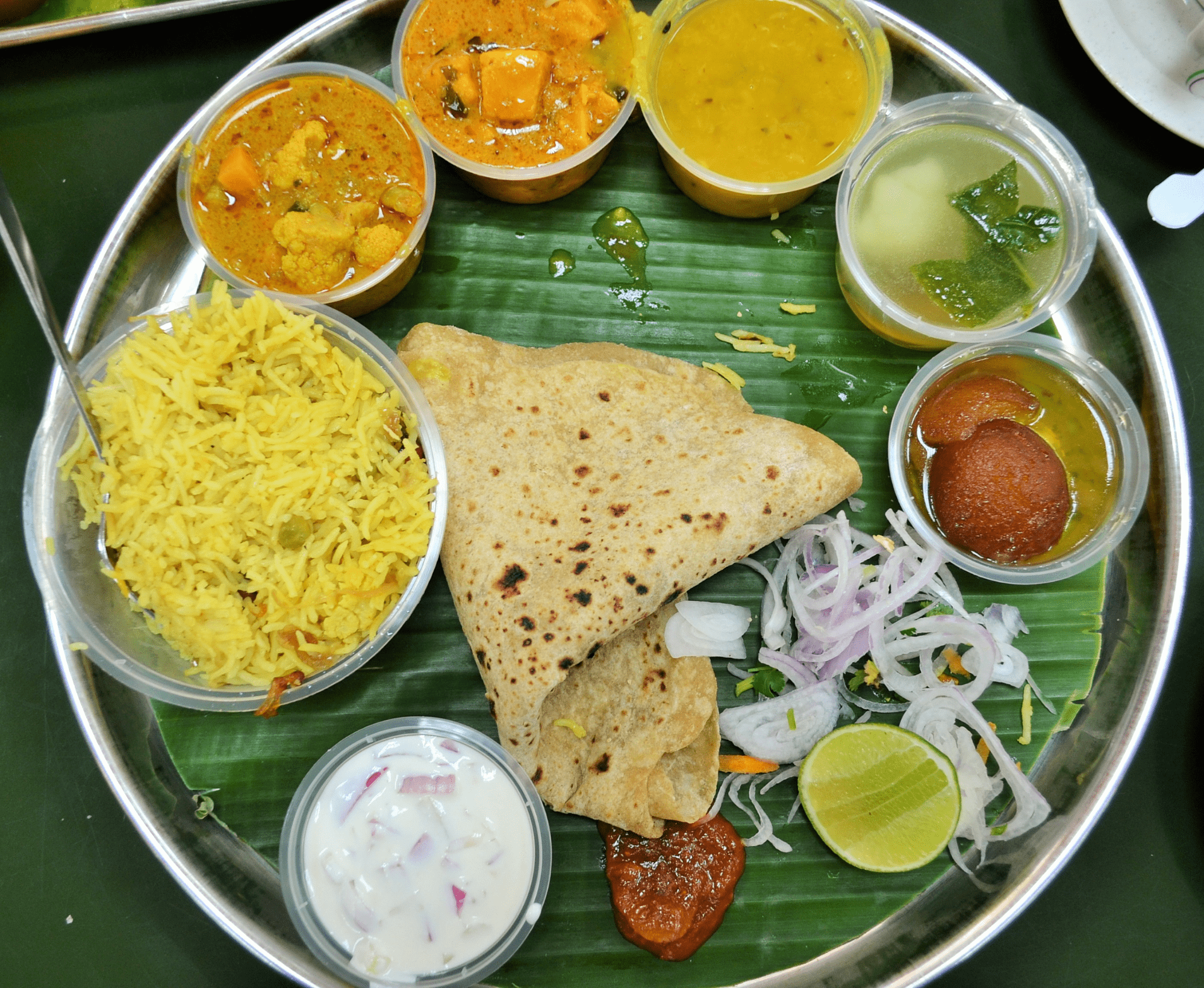 south indian platter