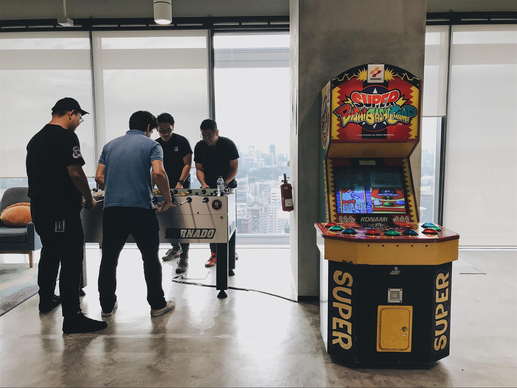 Games at Facebook Singapore office