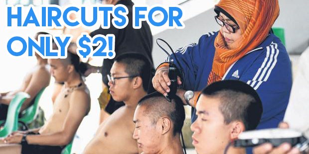 haircuts for only $2