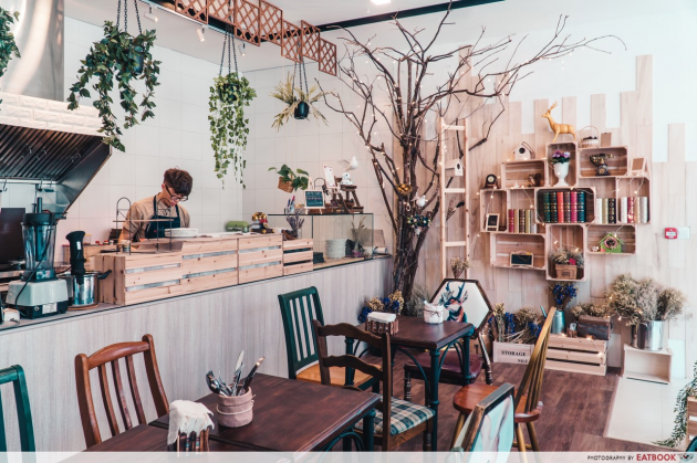 enchanted cafe interior