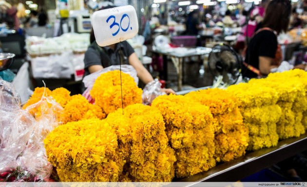 Pak Khlong Talat flowers