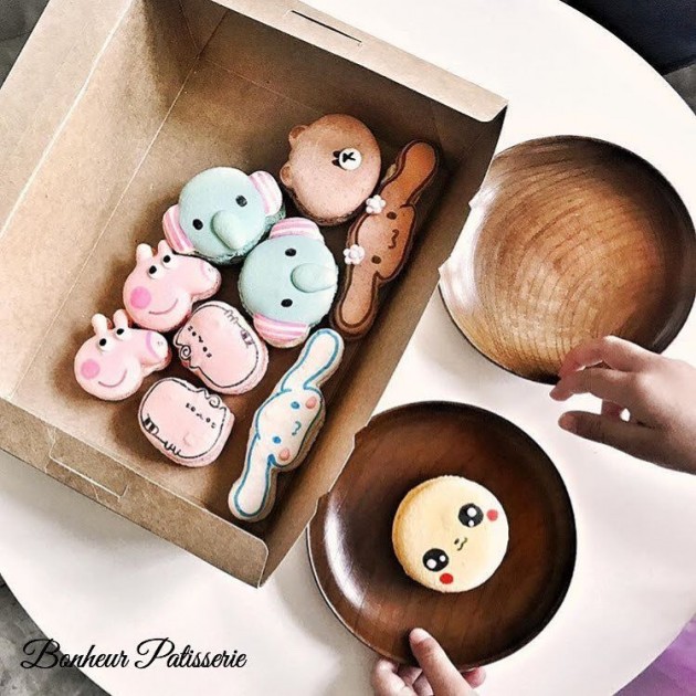 cartoon cupcakes bonheur patisserie