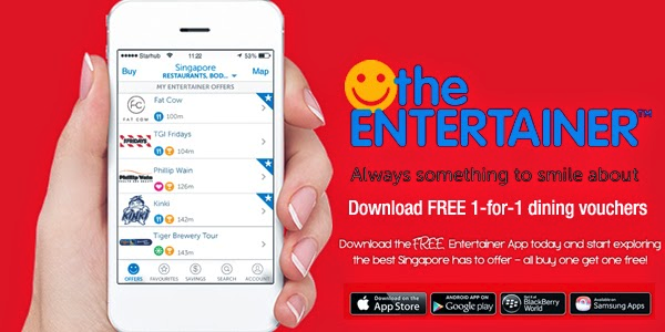 the entertainer app singapore promotions 1-for-1