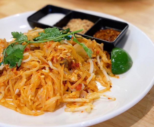 savour thai flavours with a plate of pad thai