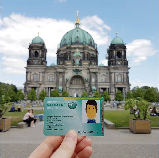 Berlin cathedral isic card