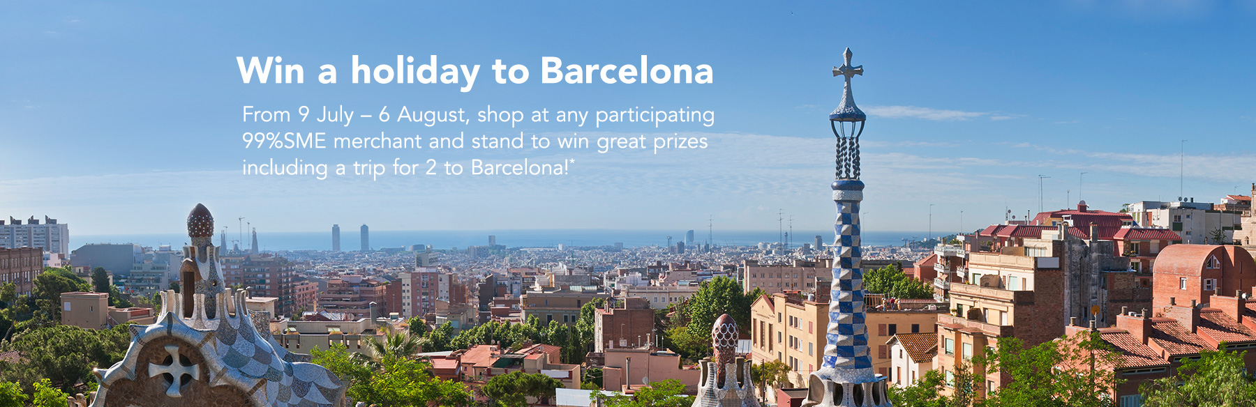 Win a holiday to Barcelona with 99%SME
