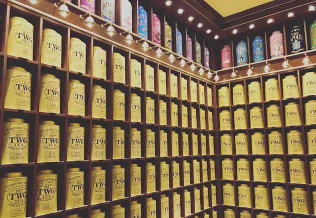 an array of tea from all over the world