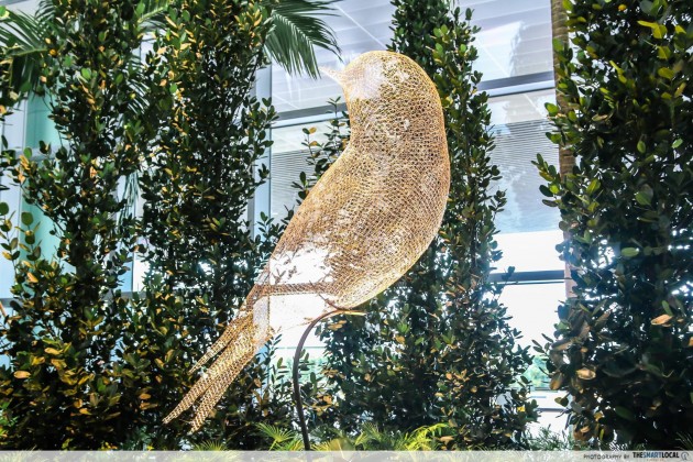 Changi Airport Terminal 4 Les Oiseaux The Bird art installation