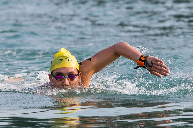 singapore open water swim race tyr swim cap