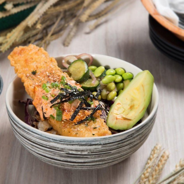 Kara tempura fish fillet