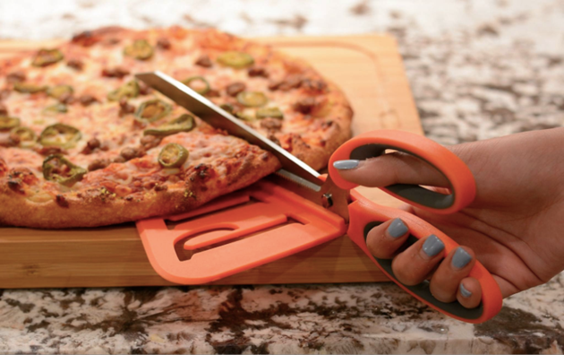 Pizza scissors eat pizza without dirtying hands weird inventions singapore