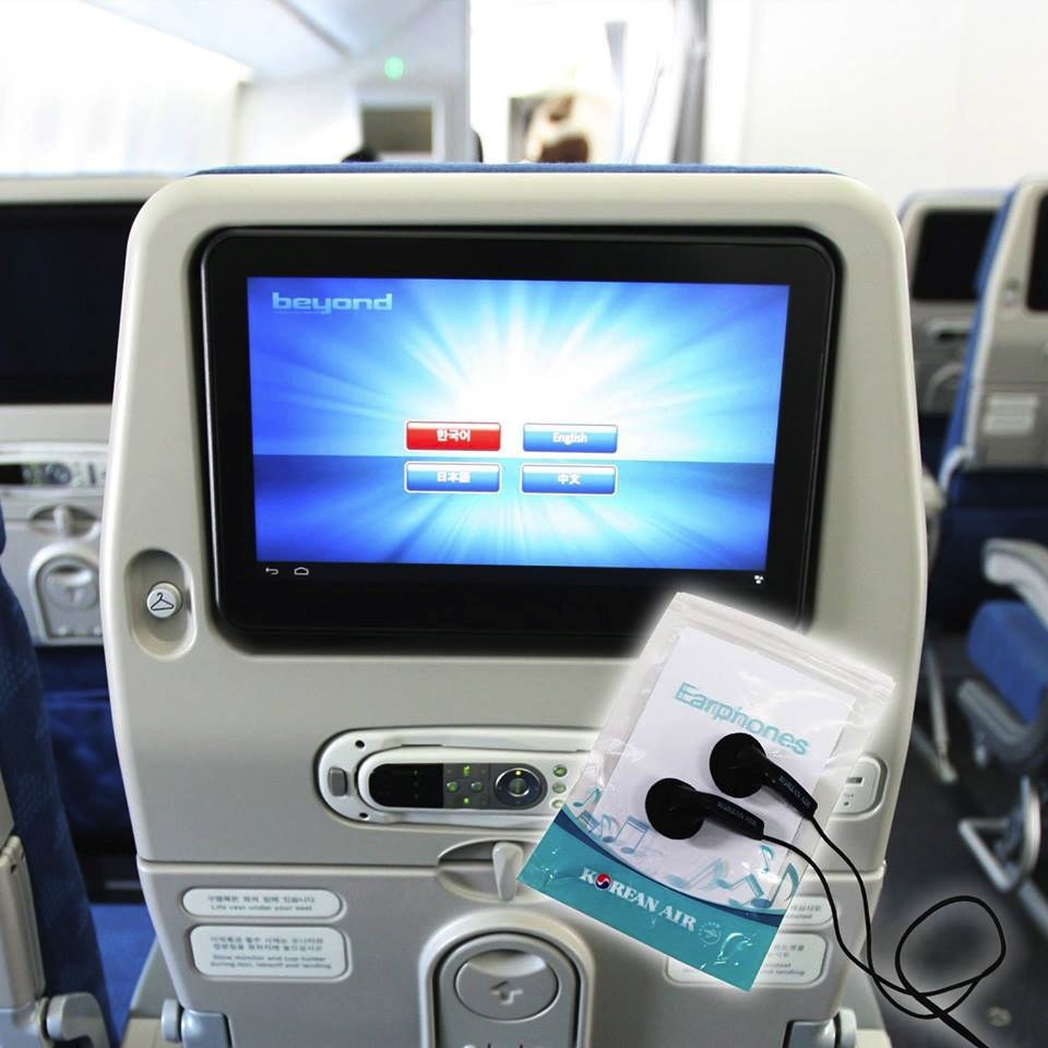 Korean Air's in-flight entertainment system