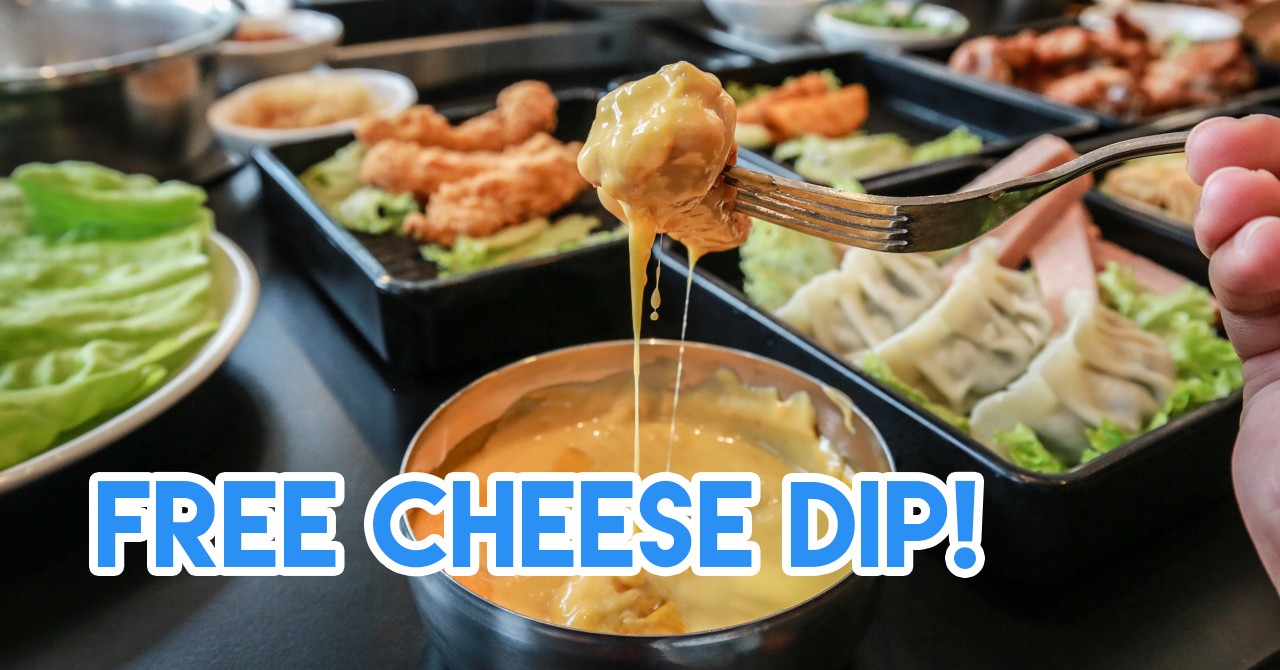 free cheese dip from seoul garden
