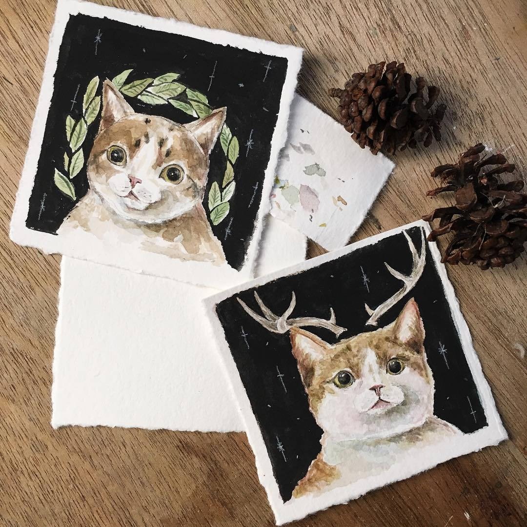 Lovage cat cards