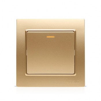 Tmall sale Taobao cheap home and living items decor gold coloured light switch panel