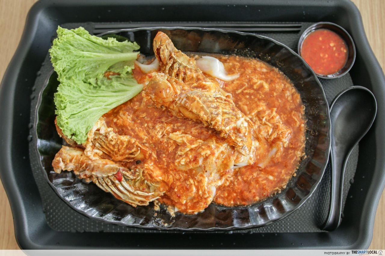 Yishun Park Hawker Centre Chilli Crab Sauce Crayfish Horfun Xin Long Xing