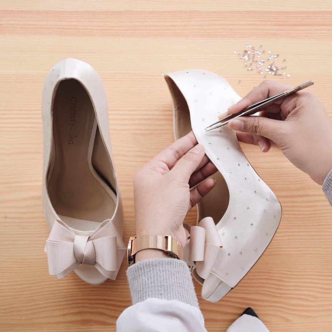 Christy Ng cheap and affordable customisable hand made shoes for women with free shipping to sg