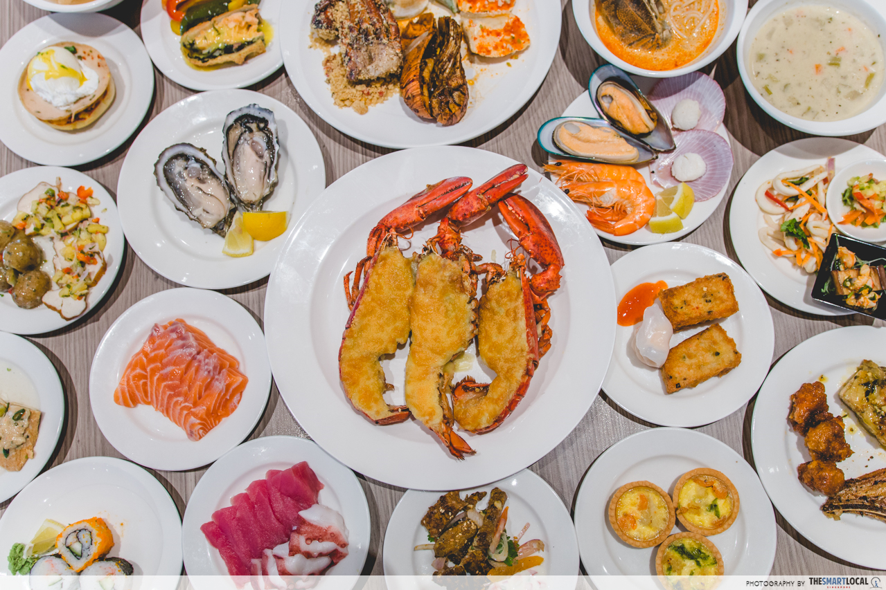 fourpoints-seafood-buffet-flatlay